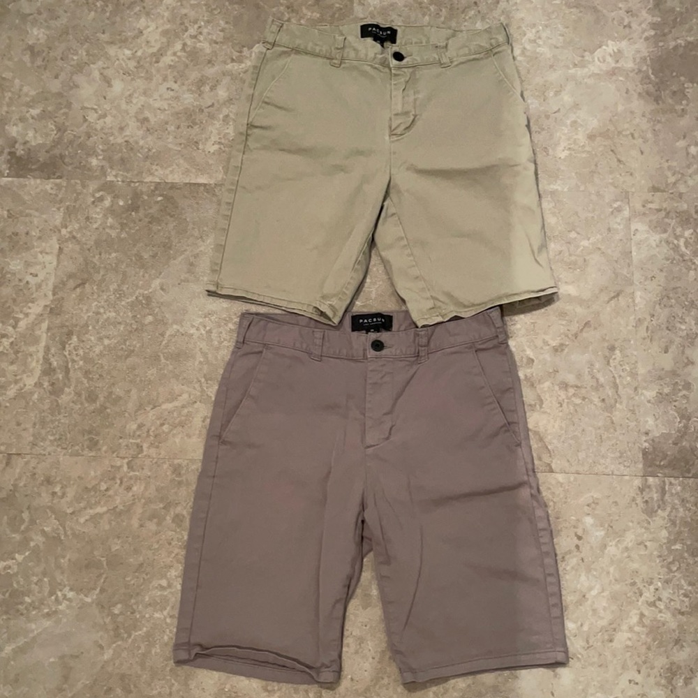 PacSun Khaki Shorts 2 Pack - SIZE 28